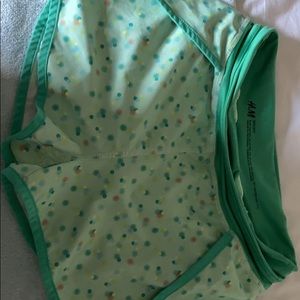 h & m athletic shorts!